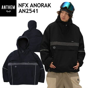  25-26 ANTHEM NFX ANORAK JACKET J[:BLACK AN2541 AZ Xm{EFA jZbNX Xm[{[h I[o[TCY JKT {Ki