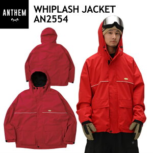★ 25-26 ANTHEM WHIPLASH JACKET カラー:RED AN2554 アンセム スノボウェア ユニセックス ジャケット スノーボード オーバーサイズ JKT 日本正規品