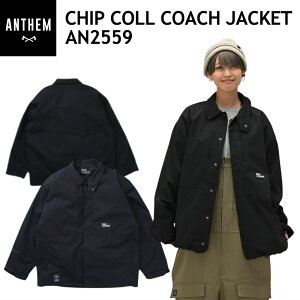  25-26 ANTHEM CHIPCOLL COACH JACKET J[:BLACK AN2559 AZ Xm{EFA jZbNX WPbg Xm[{[h I[o[TCY JKT {Ki