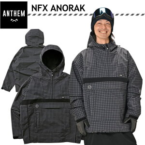 �� 26-27 ANTHEM NFX ANORAK JKT OMBRE CHECK AN2641 JACKET �A���Z�� �X�m�[�{�[�h �X�m�{�E�F�A ���j�Z�b�N�X �W���P�b�g JACKET ���C�g�E�F�A ���{���K�i