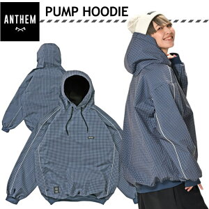 �� 26-27 ANTHEM PUMP HOODIE MAT BLUE CHECK AN2671 JACKET �A���Z�� �X�m�[�{�[�h �X�m�{�E�F�A ���j�Z�b�N�X �W���P�b�g JACKET ���C�g�E�F�A ���{���K�i