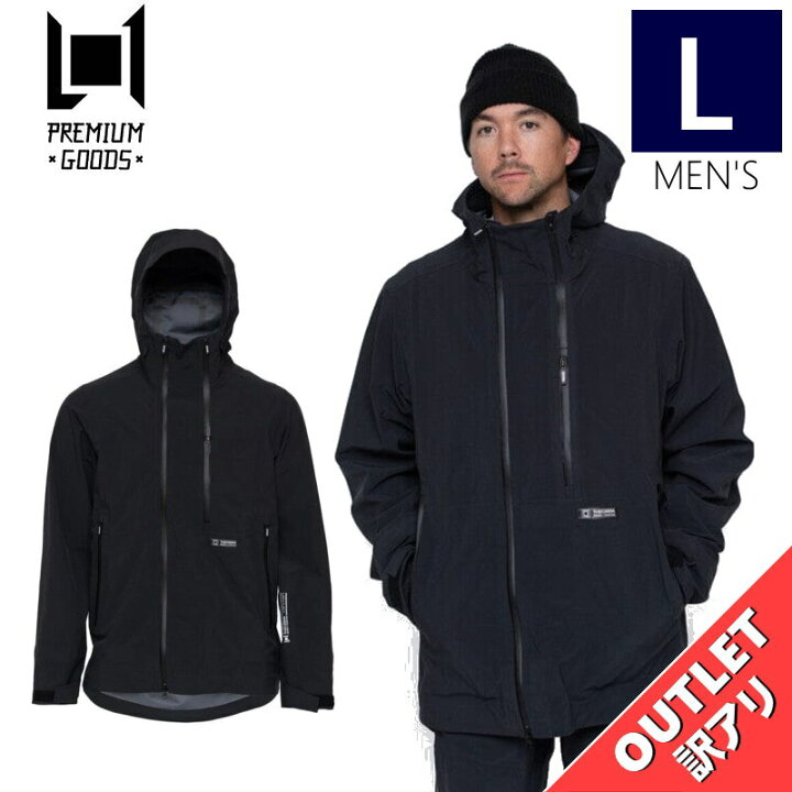 アウトレット】23-24 L1 AXIAL JKT BLACK Lサイズ メンズ レディース 