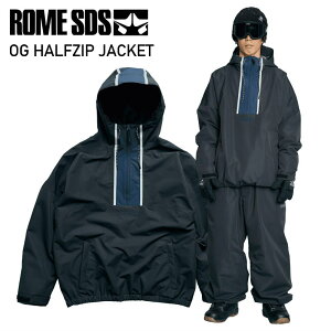 �� 25-26 ROME SDS OG HALFZIP JACKET BLACK ���[�� �X�m�{�E�F�A �X�m�[�{�[�h �W���P�b�g ���j�Z�b�N�X �����Y ���f�B�[�X JKT 2025-2026 �^���� �����f�� ���{���K�i