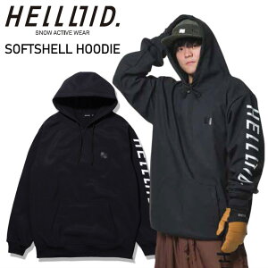  HELLOID SOFTSHELL HOODIE BLACK wCh Xm{EFA \tgVFt[fB[ p[J[ 24-25 ^ f {Ki 2024-2025