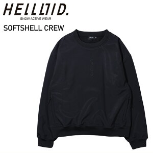  HELLOID SOFTSHELL CREW BLACK wCh Xm{EFA \tgVFN[ g[i[ 24-25 ^ f {Ki 2024-2025