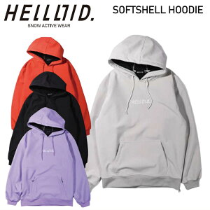 【早期予約商品】★ 25-26 HELLOID SOFTSHELL HOODIE ヘルロイド スノボウェア ユニセックス メンズ レディース スノーボード 撥水パーカー フーディー オーバーサイズ ソフトシェル 25HEL-S12 JKT 日本