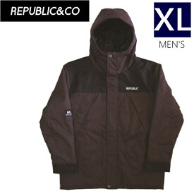 【即納】 ○ REPUBLIC 36 CHAMBERS JACKET Brown XLサイズ リパブリック チャンバーズ ダウン アウターウェア アウトドア ジャケット JKT メンズ スノーボード スキー 22-23 日本正規品