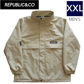 ○ REPUBLIC HYPE SWING TOP JACKET Cream XXLサイズ リパブリック ハイプスウィングトップ アウトドア アウターウェア ジャケット JKT メンズ スノーボード スキー 22-23 日本正規品