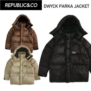  REPUBLIC DWYCK PARKA JACKET pubN Xm{EFA Y _EWPbg Xg[g~bNX hDEBbNp[JWPbg JKT 23-24 {Ki
