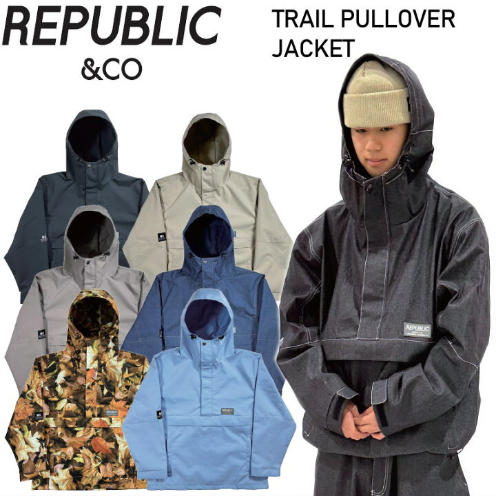 楽天市場】◎ 24-25 REPUBLIC TRAIL PULLOVER JACKET リパブリック 
