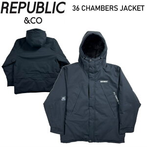  25-26 REPUBLIC 36 CHAMBERS JACKET J[:BLACK pubN Xm{EFA Y Xm[{[h `o[XWPbg JKT {Ki