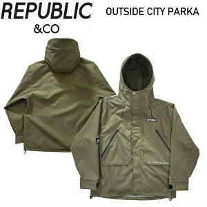  25-26 REPUBLIC OUTSIDE CITY PARKA JACKET J[:OLIVE pubN Xm{EFA Y Xm[{[h AEgTChVeBWPbg JKT {Ki