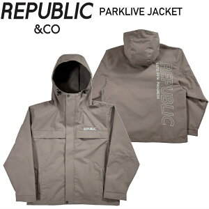  25-26 REPUBLIC PARKLIVE JACKET J[:MOCHA pubN Xm{EFA Y Xm[{[h p[NCuWPbg JKT {Ki