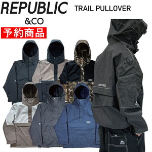 y\񏤕iz 25-26 REPUBLIC TRAIL PULLOVER JACKET pubN Xm{EFA Y Xm[{[h gCvI[o[WPbg JKT {Ki