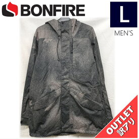 【OUTLET】 BONFIRE VECTOR SHELL JKT カラー:CHARCOAL MAPLE Lサイズ メンズ スノーボード スキー ジャケット JACKET アウトレット