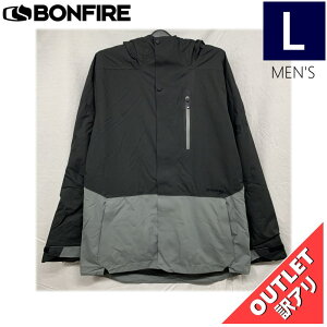 y70%OFF/OUTLETz BONFIRE ETHER SHELL JKT J[:BLACK LTCY Y Xm[{[h XL[ WPbg JACKET AEgbg