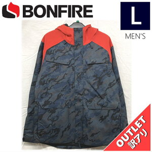 �y68%OFF/OUTLET�z BONFIRE STRUCTURE JKT �J���[:SLATE CAMO L�T�C�Y �����Y �X�m�[�{�[�h �X�L�[ �W���P�b�g JACKET �A�E�g���b�g
