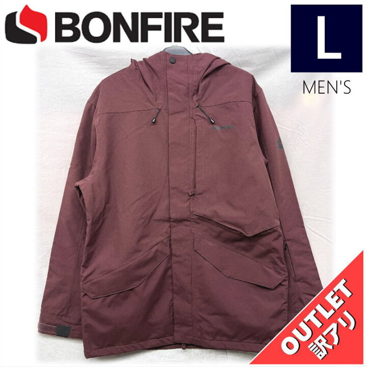 楽天市場】【OUTLET】 BONFIRE VECTOR SHELL JKT カラー:MAROON L 