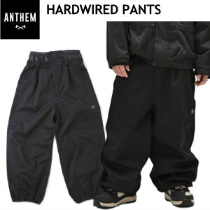 ◎ 24-25 ANTHEM HARDWIRED PNT カラー:OFF BLACK AN2452 アンセム スノーボード スノボウェア ユニセックス スポーツミックス パンツ PANT ライトウェア 2024-2025 型落ち 旧モデル 日本正規品