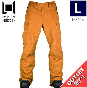 ▲ラスト1点 【アウトレット】21-22 L1 BRIGADE PNT カラー:Ginger Lサイズ エルワン エルワン パンツ PANT メンズ スノーボード スキー スノボウェア シンプルスタイル 型落ち 日本正規品