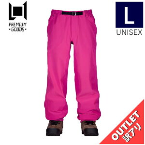 ▲ラスト1点 【アウトレット】22-23 L1 AXIAL PNT カラー:FUCHSIA Lサイズ エルワン エルワン パンツ PANT メンズ レディース ユニセックス スノーボード スキー スノボウェア シンプルスタイル 型落