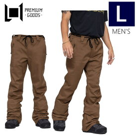 ● L1 THUNDER PNT カラー:COFFEE Lサイズ エルワン サンダー パンツ PANT メンズ スノーボード スキー ハイスペック 23-24 日本正規品