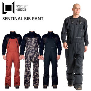 【即納】 ○ 22-23 L1 SENTINAL BIB PANT エルワン スノーボードウェア センチナルビブパンツ オーバーオール メンズ PNT 2023 日本正規品