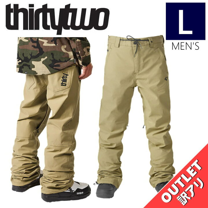 楽天市場】【アウトレット】23-24 THIRTYTWO WOODERSON PNT ｶﾗｰ:KHAKI  
