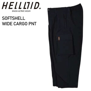  25-26 HELLOID SOFTSHELL WIDE CARGO PANTS J[:BLACK wCh Xm{EFA jZbNX Y fB[X Xm[{[h pc Ch  rbOVGbg I[o[TCY \tgVF 25H