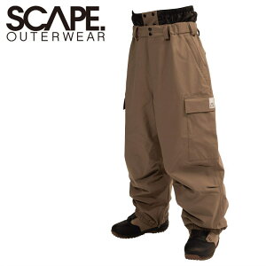 �� 25-26 SCAPE BAGGY PANT �J���[:MOCHA �G�X�P�[�v �X�m�{�E�F�A �����Y ���f�B�[�X ���j�Z�b�N�X �X�m�[�{�[�h �p���c PNT �^���� �����f�� ���{���K�i