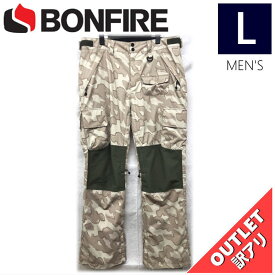 【OUTLET】 BONFIRE TACTICAL STANDARD FIT CARGO PNT WWG カラー:CAMO Lサイズ メンズ スノーボード スキー パンツ PANT アウトレット