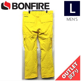 【OUTLET】 BONFIRE TACTICAL GAITER PNT カラー:YELLOW Lサイズ メンズ スノーボード スキー パンツ PANT アウトレット