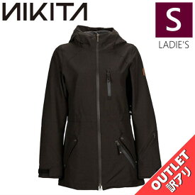 【OUTLET】 NIKITA HOLLYHOCK JKT BLACK Sサイズ ニキータ ホーリーホック ジャケット JACKET スノボウェア レディース スノーボード スキー ハイスペック シンプルスタイル 型落ち アウトレット 日本正規品