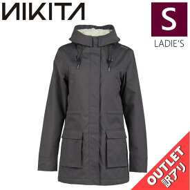 【OUTLET】 NIKITA DON'T STOP JKT CHARCOAL Sサイズ ニキータ ドンストップパーカ ジャケット JACKET スノボウェア レディース スノーボード スキー 型落ち アウトレット 日本正規品