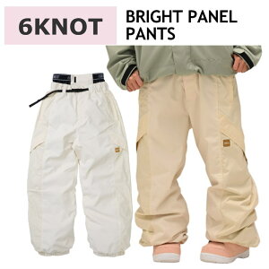  25-26 6KNOT BRIGHT PANEL PANTS J[:IVORY 6K2504 VbNXmbg Xm{EFA fB[X E[}Y pc Xm[{[h I[o[TCY PNT {Ki