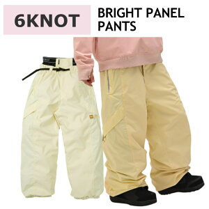  25-26 6KNOT BRIGHT PANEL PANTS J[:SHERBET YELLOW 6K2504 VbNXmbg Xm{EFA fB[X E[}Y pc Xm[{[h I[o[TCY PNT {Ki