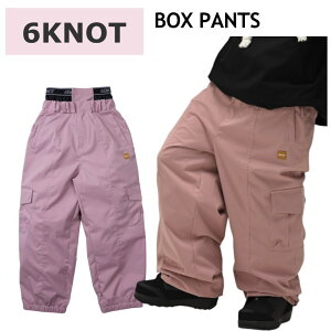  25-26 6KNOT BOX PANTS J[:SMOKE PINK 6K2506 VbNXmbg Xm{EFA fB[X E[}Y pc Xm[{[h I[o[TCY PNT {Ki
