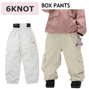  25-26 6KNOT BOX PANTS J[:OFF WHITE 6K2506 VbNXmbg Xm{EFA fB[X E[}Y pc Xm[{[h I[o[TCY PNT {Ki