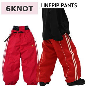  25-26 6KNOT LINEPIP PANTS J[:RED 6K2511 VbNXmbg Xm{EFA fB[X E[}Y pc Xm[{[h I[o[TCY PNT {Ki