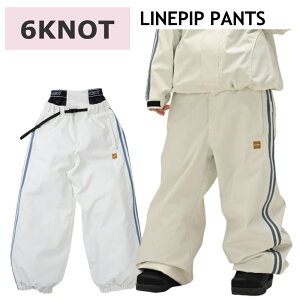  25-26 6KNOT LINEPIP PANTS J[:OFF WHITE 6K2511 VbNXmbg Xm{EFA fB[X E[}Y pc Xm[{[h I[o[TCY PNT {Ki