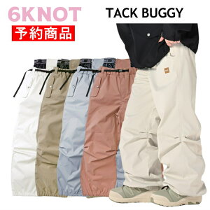 �y�����\�񏤕i�z�� 26-27 6KNOT TACK BUGGY PANT 6K2621 �V�b�N�X�m�b�g �X�m�{�E�F�A ���f�B�[�X �E�[�}���Y �p���c �X�m�[�{�[�h �I�[�o�[�T�C�Y PNT ���{���K�i