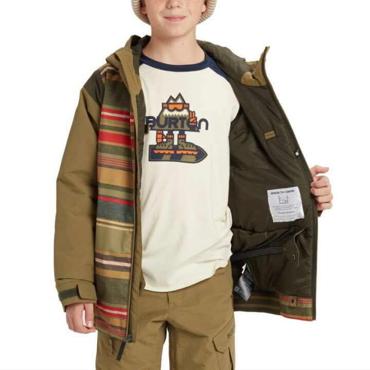 楽天市場 Xlサイズ Burton Gameday Jkt カラー Gratz Stripe バートン キッズ ジュニア スノーボードウェア スキー ゲームデイジャケット 日本正規品 Snowboard Ski オフワン国道16号