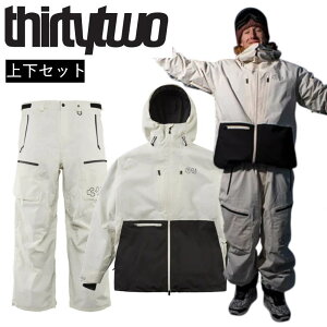 Xm{EFA ㉺Zbg T[eB[c[ THIRTYTWO Xm[{[h WPbg pc TM RECYCLED JACKET PANT JKT PNT ^ f {Ki