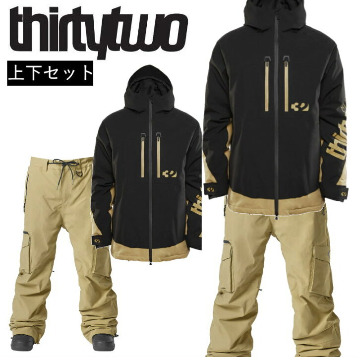 楽天市場】スノボウェア 上下セット サーティーツー THIRTYTWO 