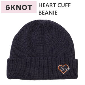 25 6KNOT HEART CUFF BEANIE J[:BLACK r[j[ jbgX Lbv Xm[{[h Xm{ XL[
