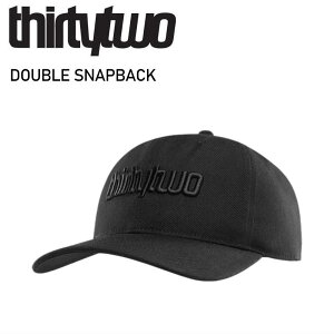 25 THIRTYTWO DOUBLE SNAPBACK J[:BLACK Lbv Xq Xm[{[h Xm{ XL[ T[eB[c[