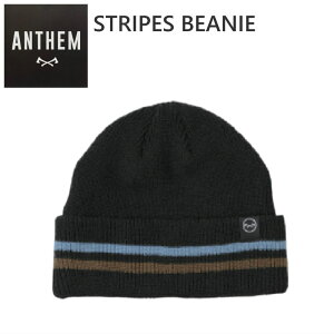 26 ANTHEM STRIPES BEANIE J[:BLACK r[j[ jbgX Lbv Xm[{[h Xm{ XL[ AZ
