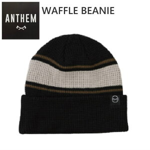 26 ANTHEM WAFFLE BEANIE J[:BLACK r[j[ jbgX Lbv Xm[{[h Xm{ XL[ AZ
