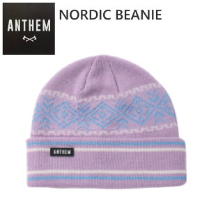 26 ANTHEM NORDIC BEANIE J[:LILAC r[j[ jbgX Lbv Xm[{[h Xm{ XL[ AZ