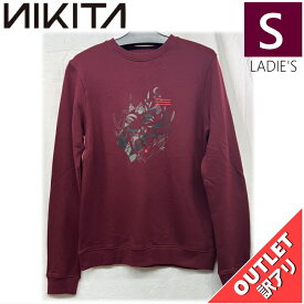 【OUTLET】 NIKITA GAUNTLET CREW BRANDY Sサイズ ニキータ レディース アパレル クルーネック トレーナー 日本正規品
